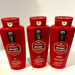 Men’s Old Spice  Swagger Body Wash Set Of 3